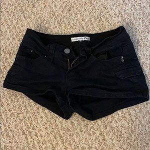 Short Black Jean Shorts